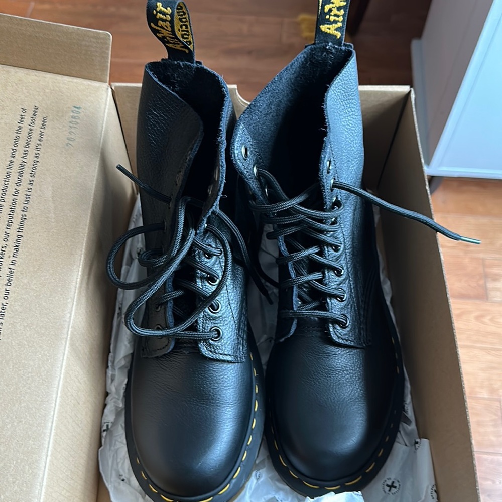 Dr. Martens Black Combat Boots
